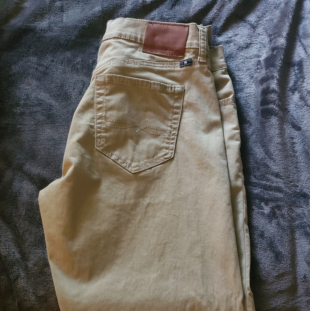 Lucky Brand Khaki Pants Men Size 30 Length 30